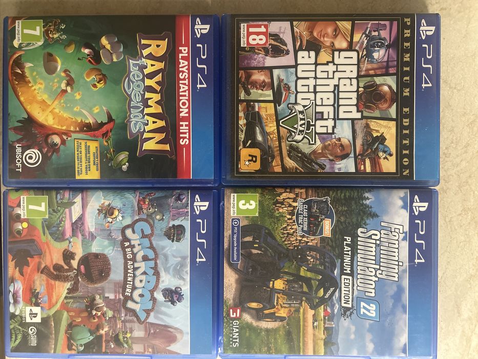 Grand auto 5-Rayman-Sackboy jocuri PS4