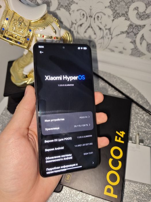 Poco f4 телефон игровой 128гб