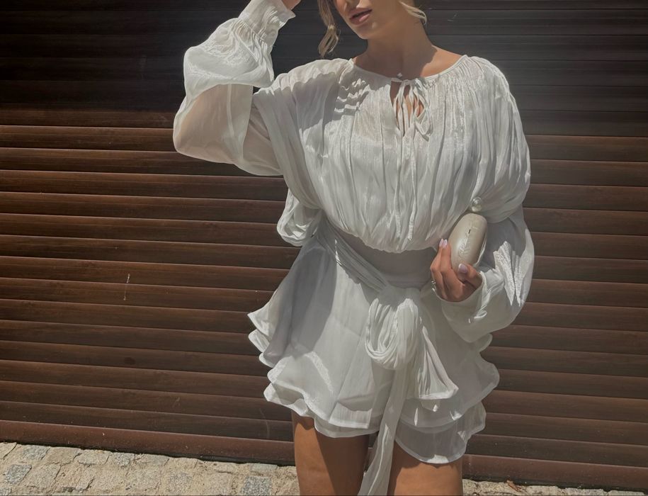 White short dress