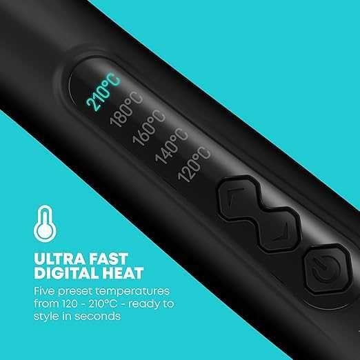 Маша за коса Revamp Progloss, 210ºC – 120ºC, Керамична 32-19 мм.