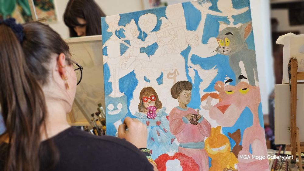 Curs Pictura Art workshop desen pictură arhitectura la șevalet in ulei