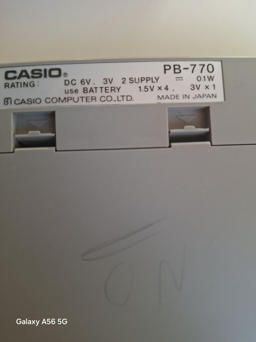 Vand casio PB-770
