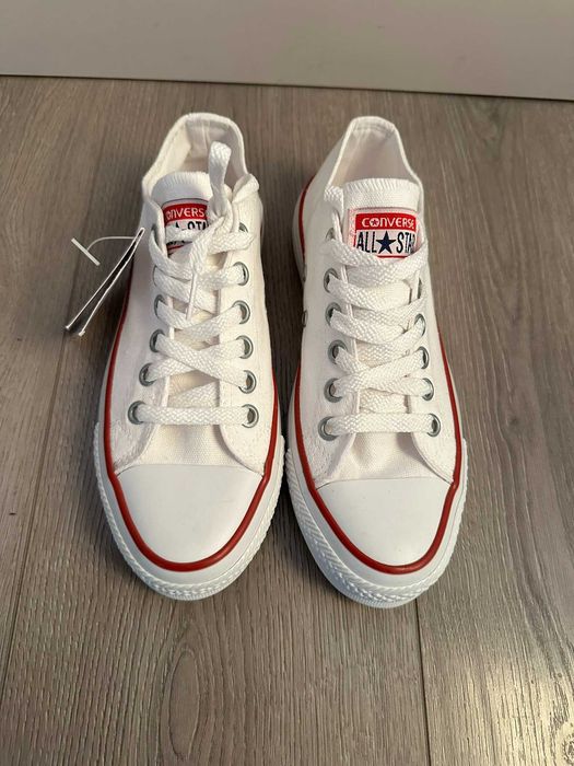НАМАЛЕНИ Дамски Нови обувки кецове Converse – бели, размер 38