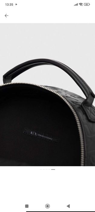 Уникална оригинална раница armani exchange