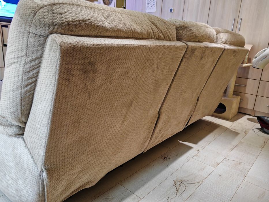 Canapea Mobexpert ARIZONA recliner, stofa, 3 locuri