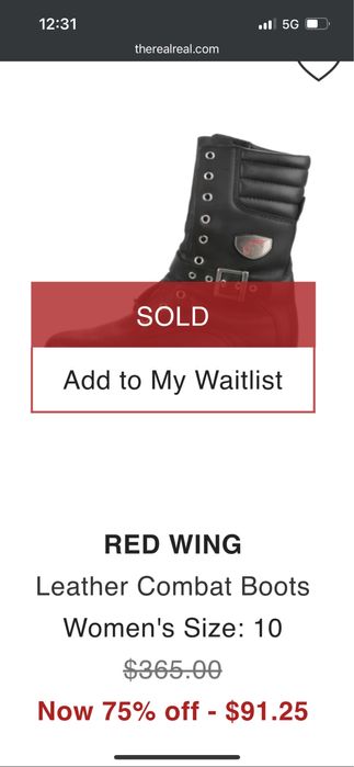 Red wing кубинки - чисто нови