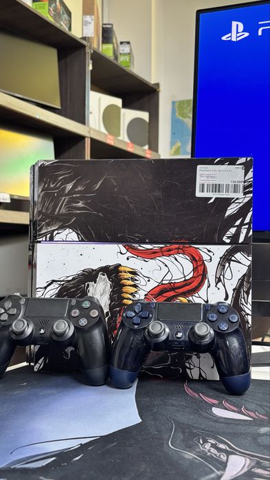 Прошитая Sony PlayStation 4 Fat 512b, 2 геймпадa