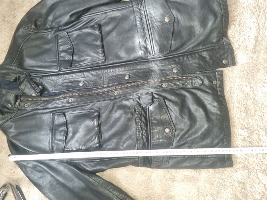 Мъжко кожено яке Massimo dutti