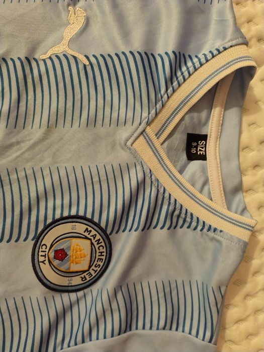 Tricou Manchester City, Puma,de Bruyne Nr 17,pt copii,colecționar/fan