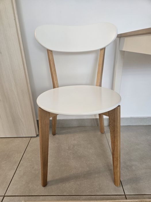 Scaun Jeging Jysk alb/ natur