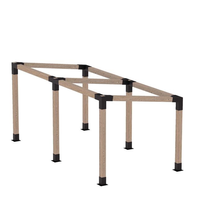 Foișor lemn - Argeș - 6 x 3m - kit gata de asamblare - lemn masiv