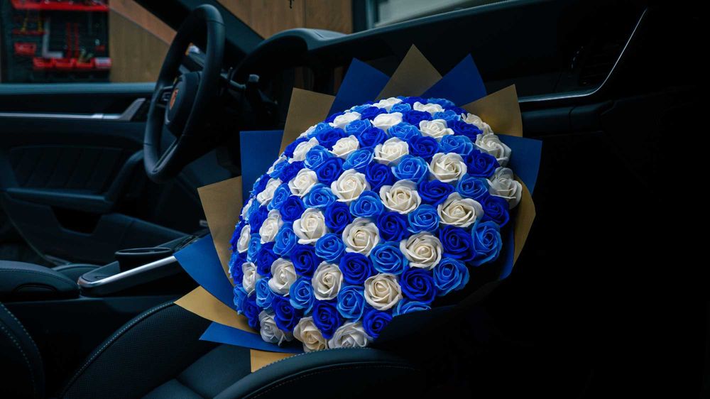 Buchet de Trandafiri din Săpun - Cadou - Stitch - La comandă