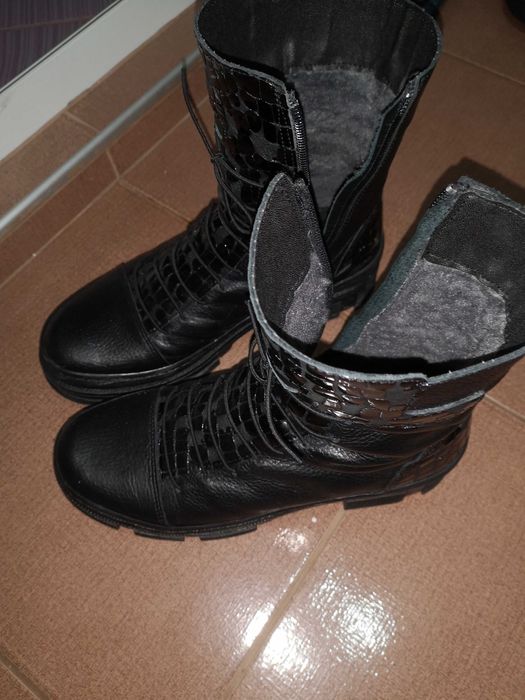 Сет ботуши естествена кожа