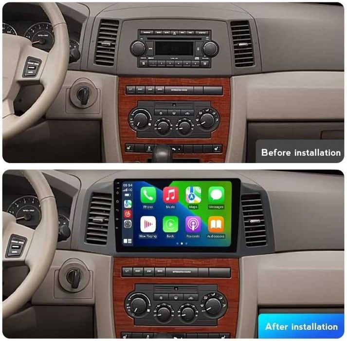 Мултимедия Двоен дин за Jeep Grand Cherokee 04 - 07 навигация Android