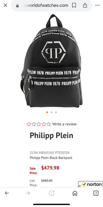 Philipp Plein оригинална, голяма раница