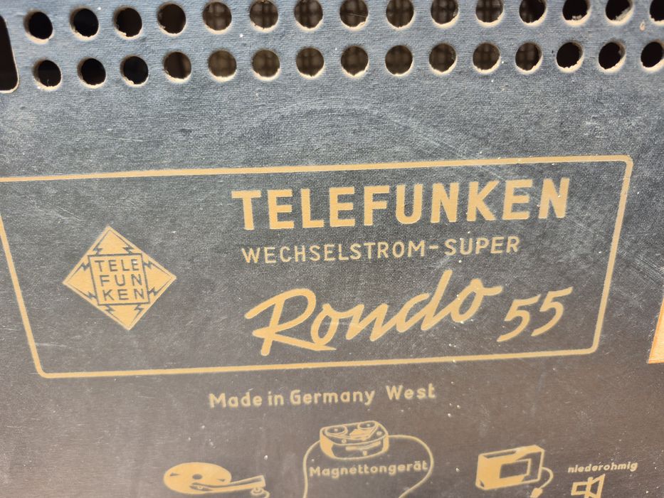 Radio lampi marca Telefunken model Rondo 55,made in Germany fab.1954