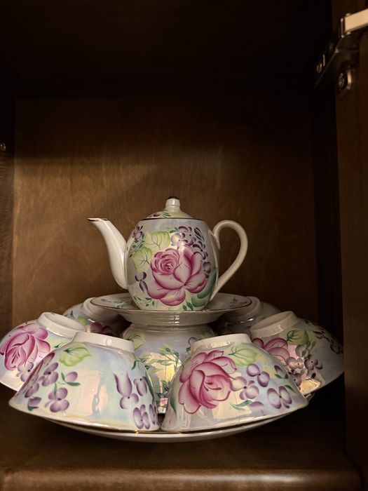 Чайник набор +ляган 4 вида