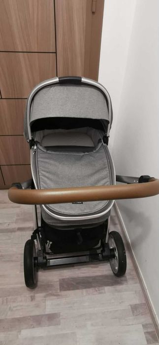 Бебешка количка 2в1 NEXТ - ESPIRO - сива, на повече от двойно по-ниска цена