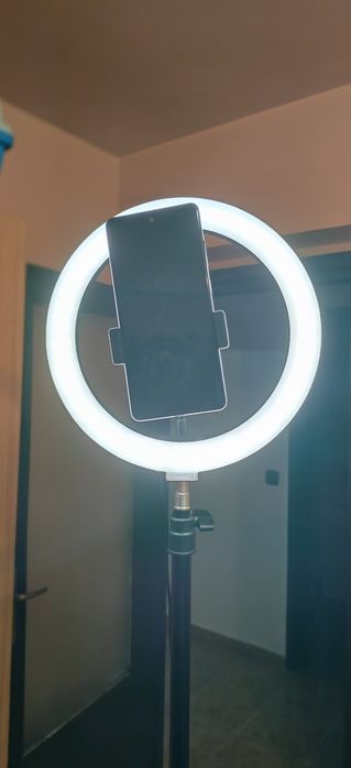 Ring light 120x Led SMD cu suport telefon