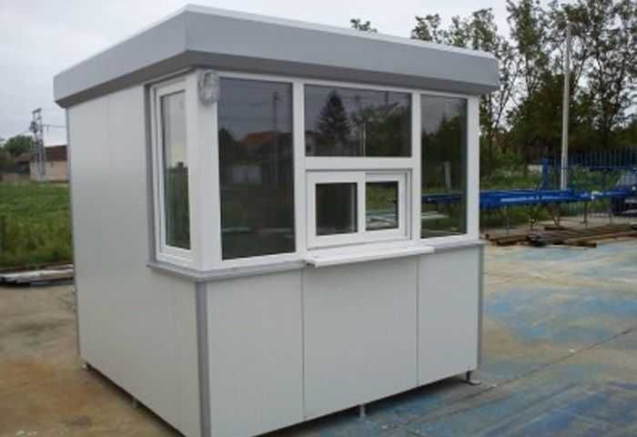 Будка КПП для охраны — прочная и долговечная