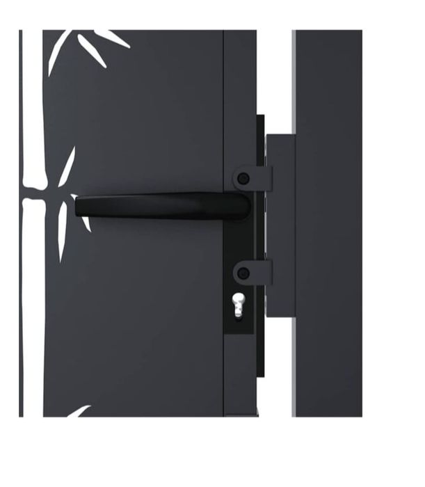 Poarta culoarea antracit otel garvatizat  dim 110 x 180 cm noua