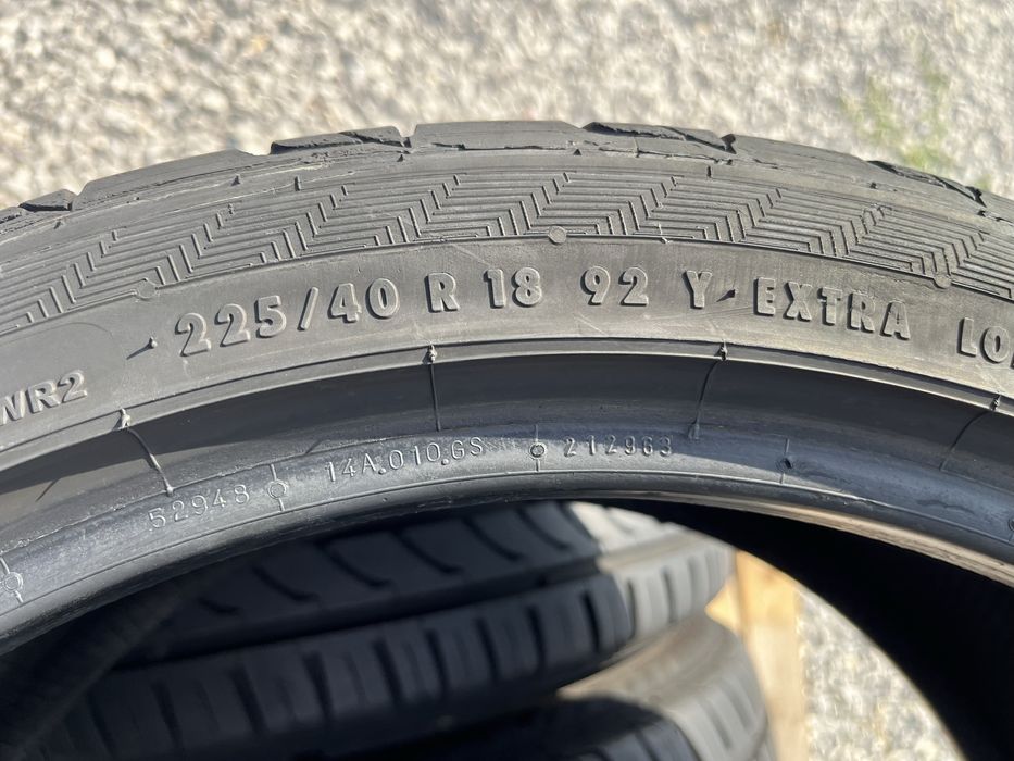 4бр 225/40/18 на 5,7мм с 17дот