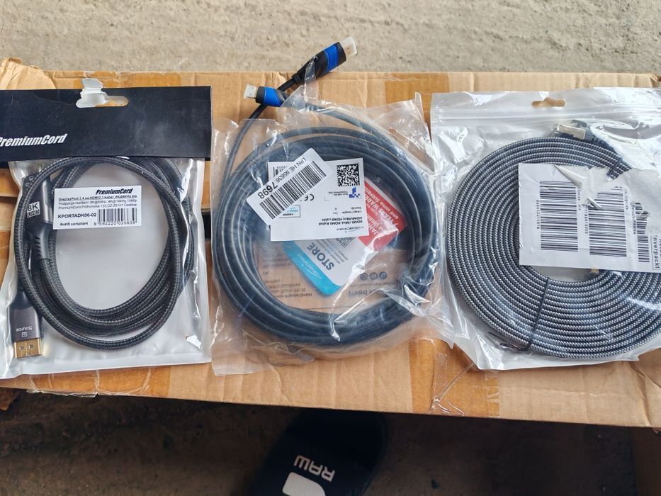 Premium Cord Displayport 1.4 към 2.1 кабел 8к/4к HDMI към mini HDMI