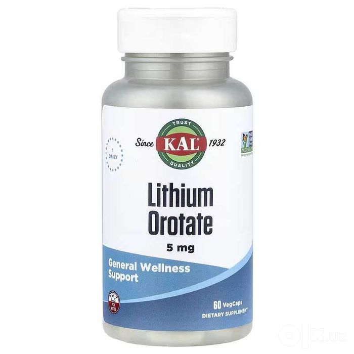 KAL Lithium Orotate оротат лития литий litiy