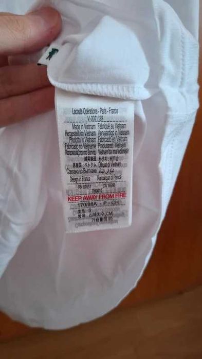 Tricou Lacoste alb