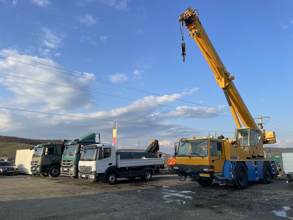 Mercedes Arocs(Actros) 3251 8x4 basculabil macara  palfinger liebherr 1040