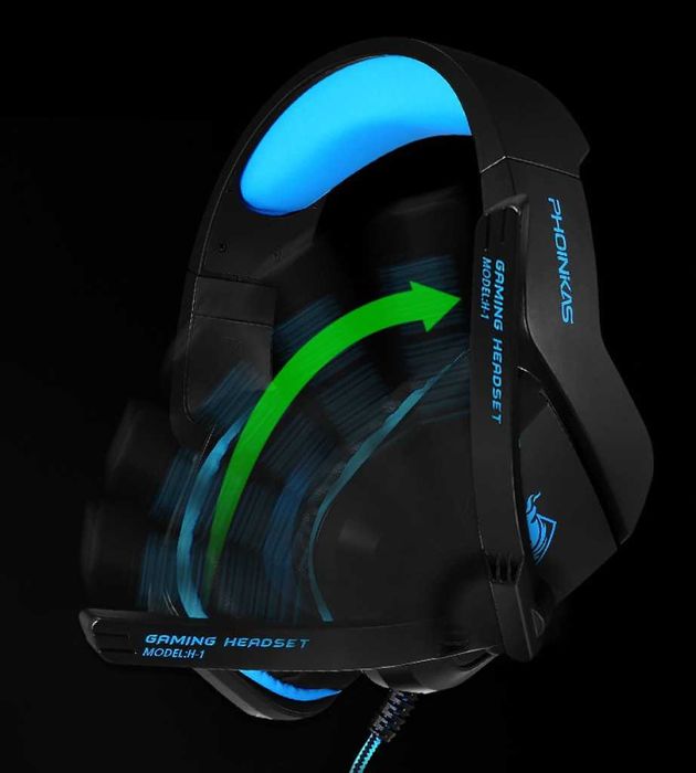 Големи геймърски слушалки с микрофон  PHOINIKAS H-1 - EP4