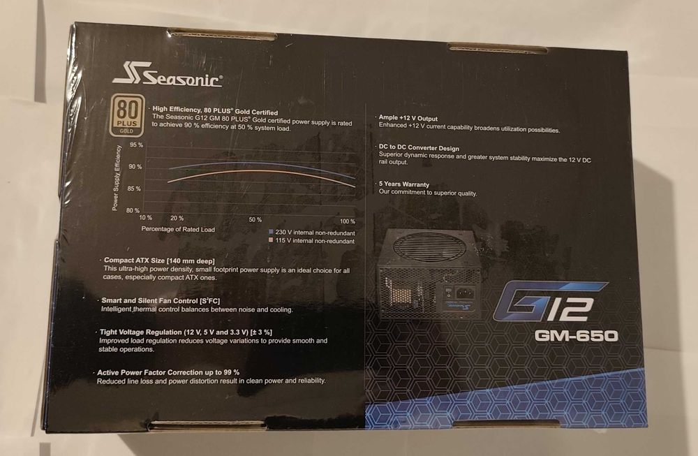Sursa Seasonic G12 GM-650, 80+ Gold, 650W