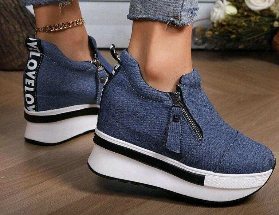 Маратонки на платформа