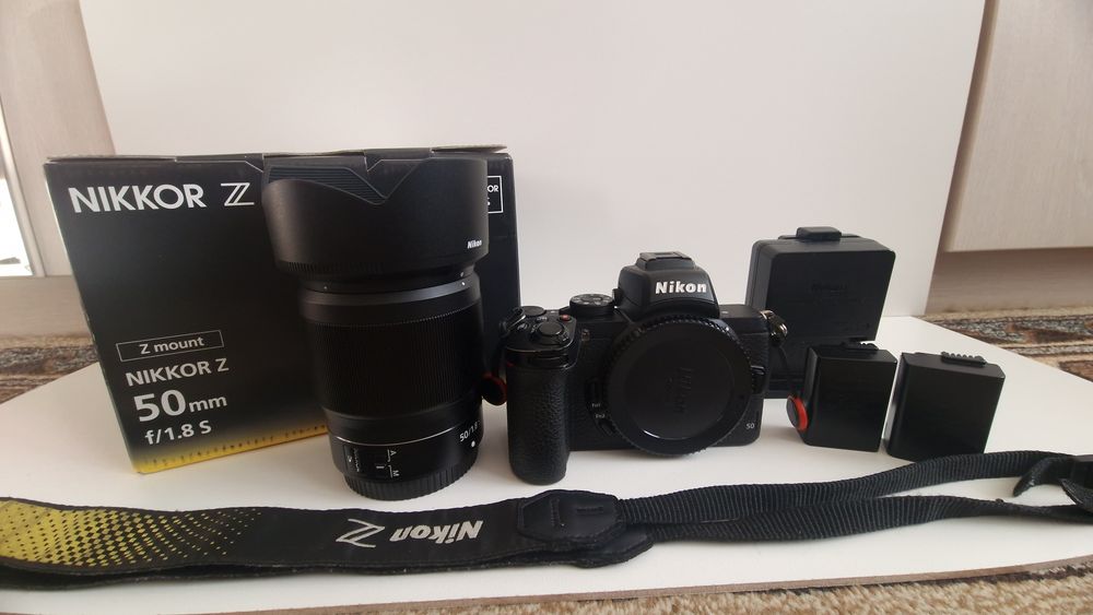 Nikon z50  cu obiectiv 50mm f1/8