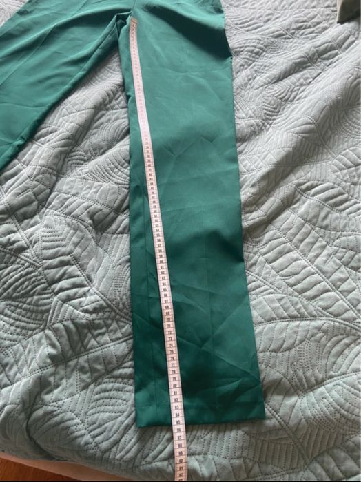 Salopeta eleganta, cu volan la decolteu, Poema, marimea 34