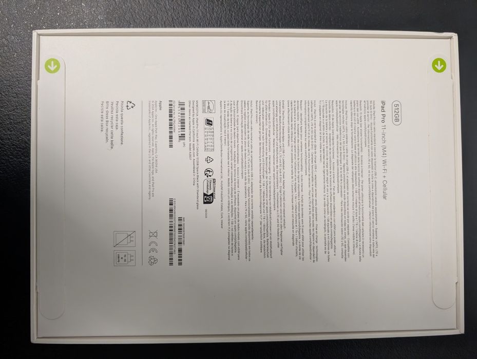 Apple iPad Pro 11″ M4 – 512 GB – Cellular - Wi-Fi – Sigilat!