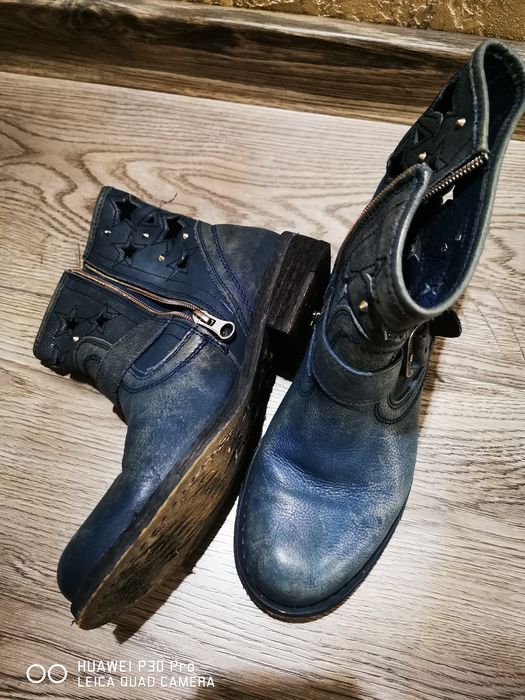 Vând ghete piele perforate