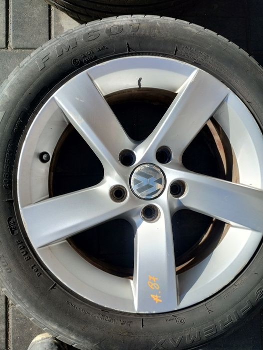 Jante aluminiu 5x112 R16,vw passat b6,b7,b8,golf 6,golf 7,skoda