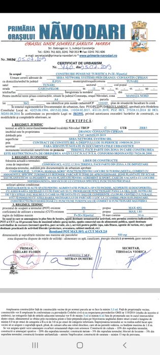 Teren Mamaia Nord cu Autorizatie