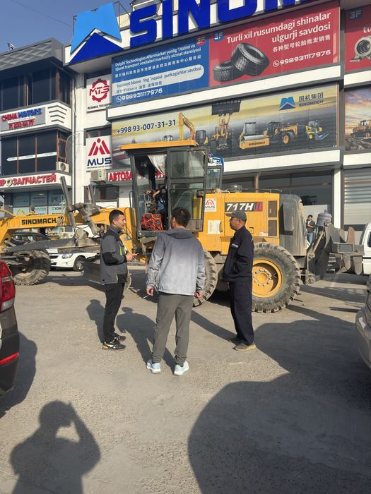 каток грейдер погрузчик и экскаватор от sinomach