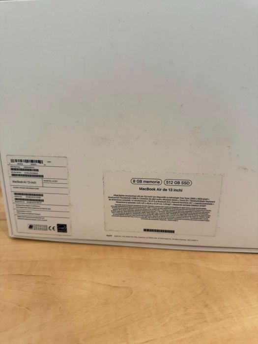 Apple Macbook Air 13 2020 Apple M1 / SSD 512GB / 8GB RAM / 100% BATERIE /0 CICLURI