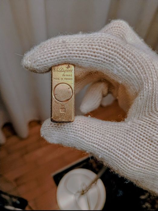 Vand/Schimb ST.Dupont Ligne 1 Daimond Head- Gold,stare impecabila de f