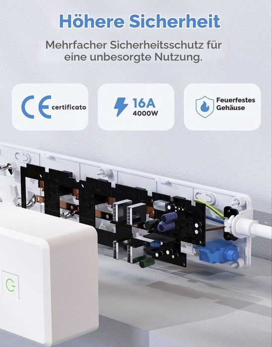 Prelungitor italian Meross cu HomeKit inteligent