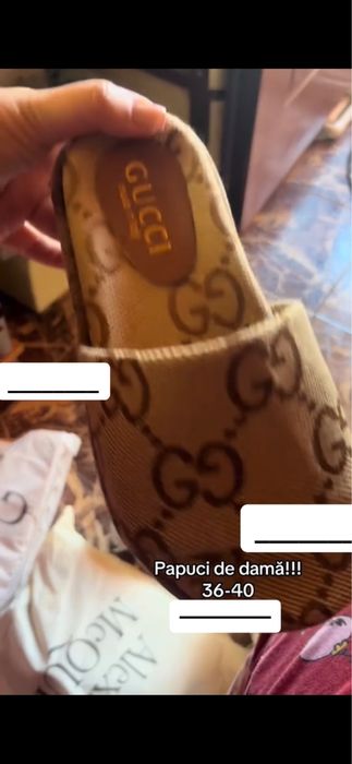 papuci gucci damă