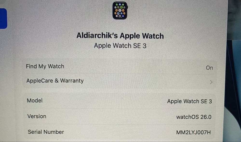 Apple watch se3 new American version