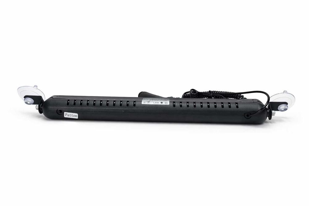 Мощна Синя Сигнална лампа 18 LED (BLUE) 12V 33cm за стъкло