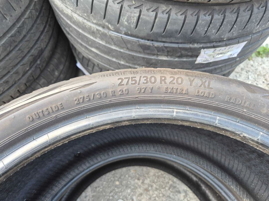 2 Anvelope de VARA - 275/30/20 97Y XL - Continental Eco Contact 6 MO - CA NOI - DOT 2024 !