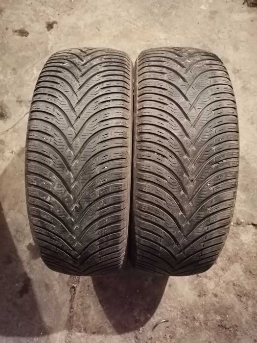 Продавам 2 броя зимни гуми 205.55.16 на 1 сезон дот 2019 Kleber