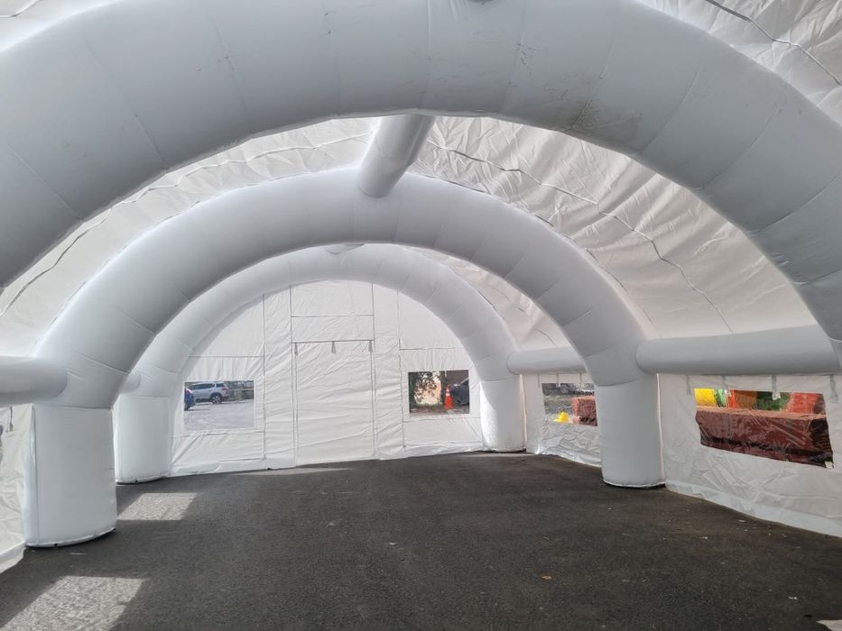 Надуваема шатра барут под наем