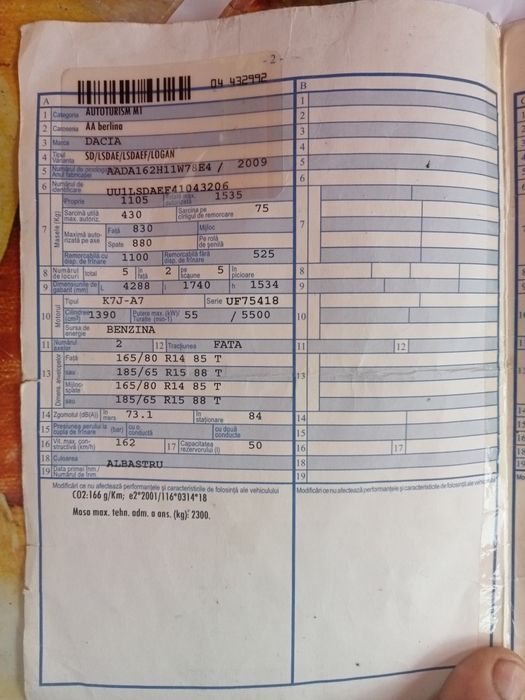 Dacia Logan 1.4 MPI